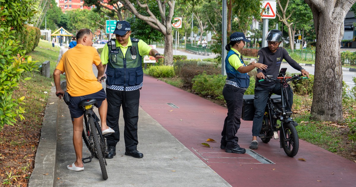 Cyclists won't be unfairly targeted on pedestrian-only paths: Baey Yam Keng