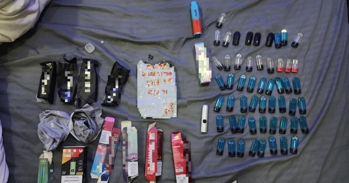 HSA seizes 54 vape pods during raid of 16-year-old boy's home, etomidate found in some
