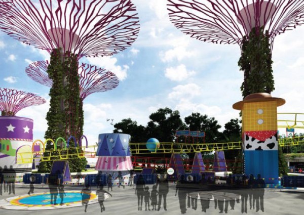 Toy Story 4 theme for Children's Festival at Gardens by the Bay