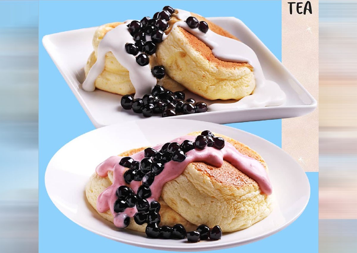 $5.80 souffle pancakes with pearls at Gong Cha Singapore's new Causeway Point outlet