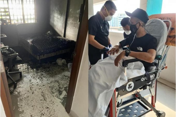Neighbour saves unconscious man from Bukit Batok flat fire