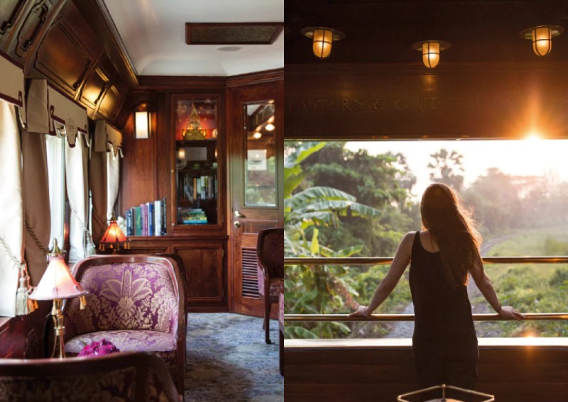 Travel to Bangkok in style on the old-timey Eastern & Oriental Express