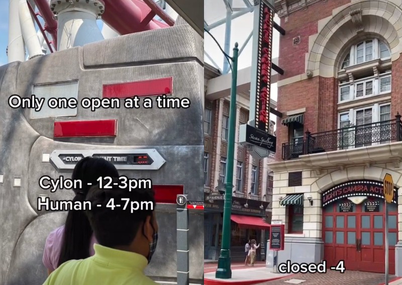 'I want a refund': Woman unhappy to find closed rides and limited food options at USS