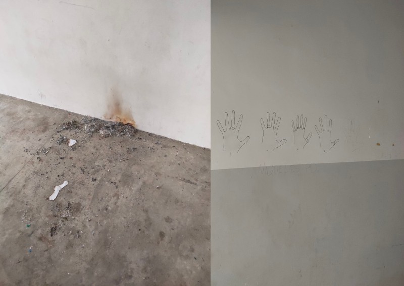 'They are not scared': Resident on students allegedly defacing walls, burning paper at Serangoon HDB void deck