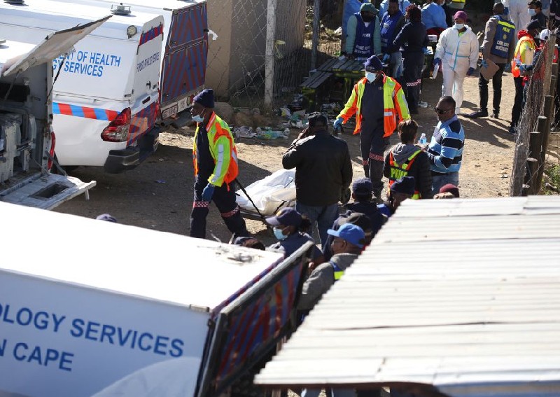 Authorities investigate after at least 22 young people die in South African tavern