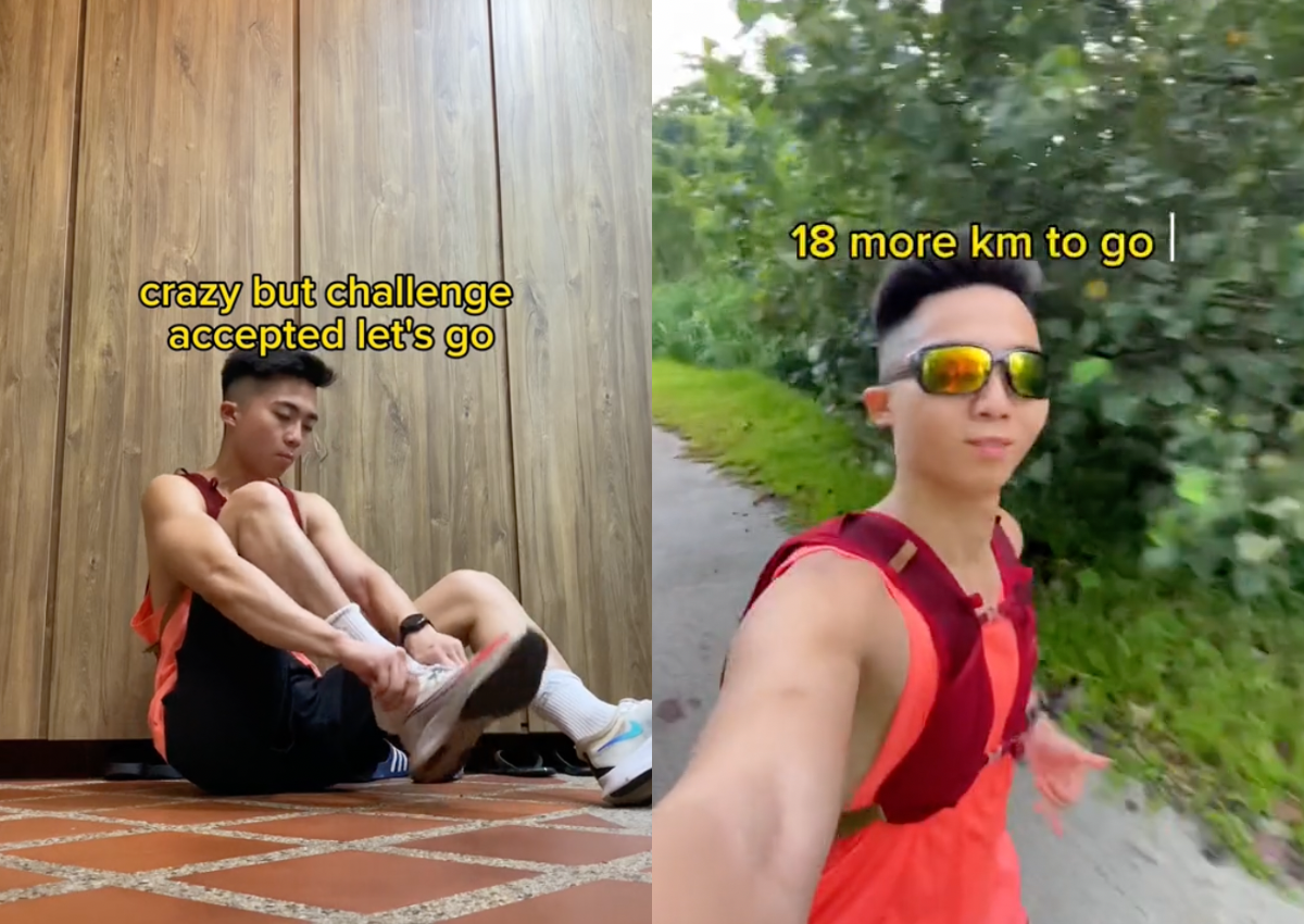 'Crazy but challenge accepted': SAF officer runs 24km from home to work just 'to beat morning traffic'