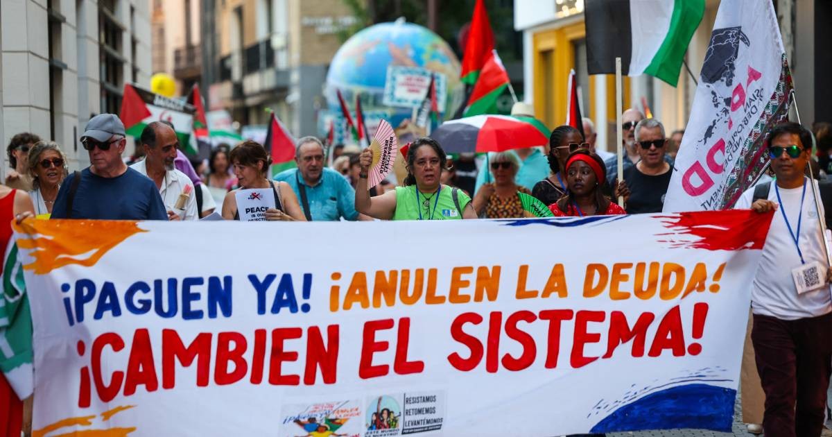 Protesters demand debt cancellation, climate action ahead of UN summit