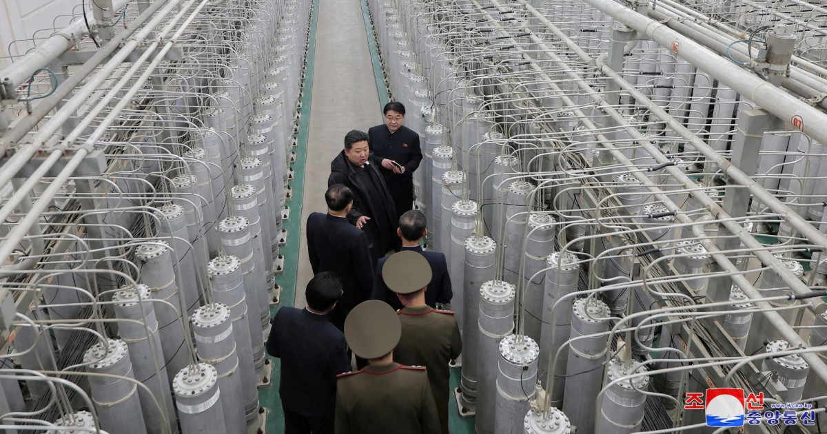 North Korea's Kim calls for 'exponential' nuclear expansion after inspecting new plant, KCNA says