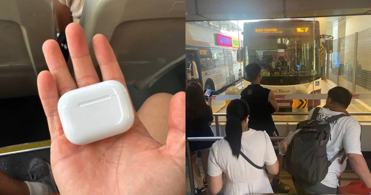 Man refuses to give up, tracks lost AirPods case from Jurong to Toa Payoh: 'He dropped it when he saw me'
