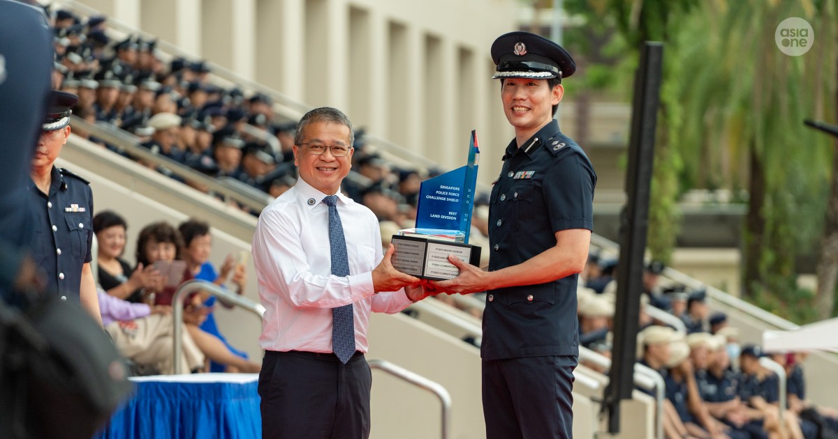Bedok Police Division clinches top award at annual Police Day parade