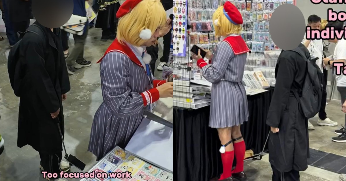 Singaporean cosplayer spots man allegedly filming under her skirt while reviewing footage: 'Disgusted and appalled'