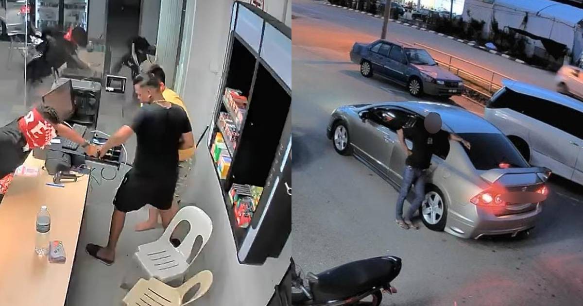 Man repeatedly slashed with parang in vicious robbery in Malaysia; suspects allegedly fled in car with Singapore plate