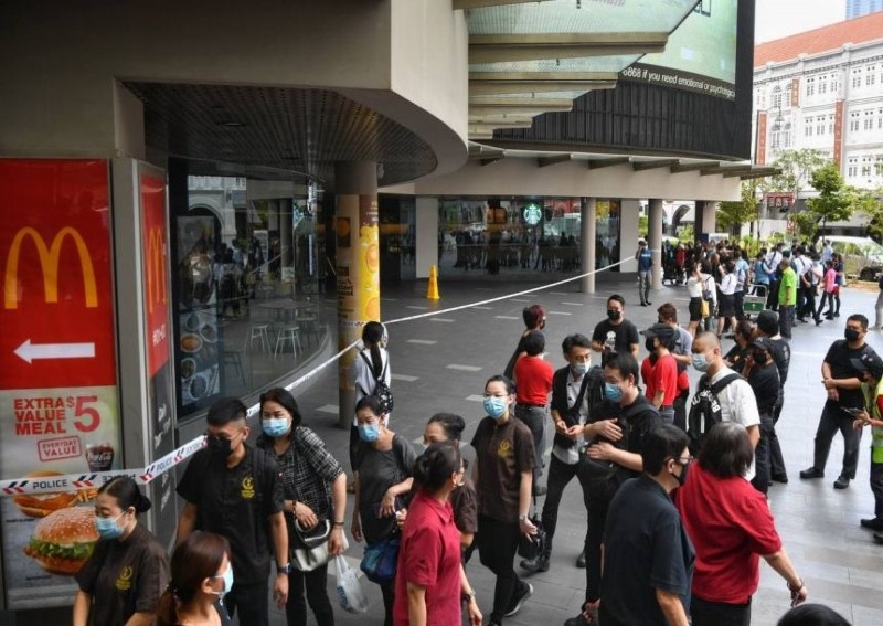 Chinatown Point evacuated after fire breaks out in shop