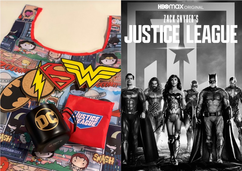 Win DC merchandise in celebration of the release of Zack Snyder's Justice League!