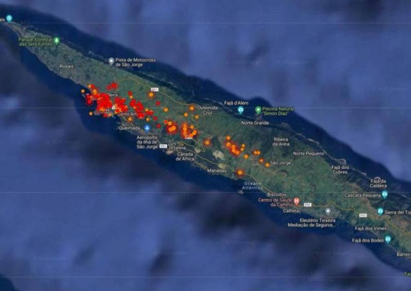 More than 1,000 small earthquakes hit Portuguese volcanic island