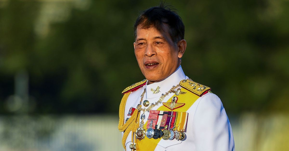 Thai man jailed for insulting monarchy with sticker on king's portrait