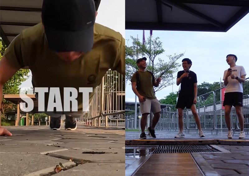 Ghib Ojisan takes on Singapore fans in IPPT challenge - who will win?