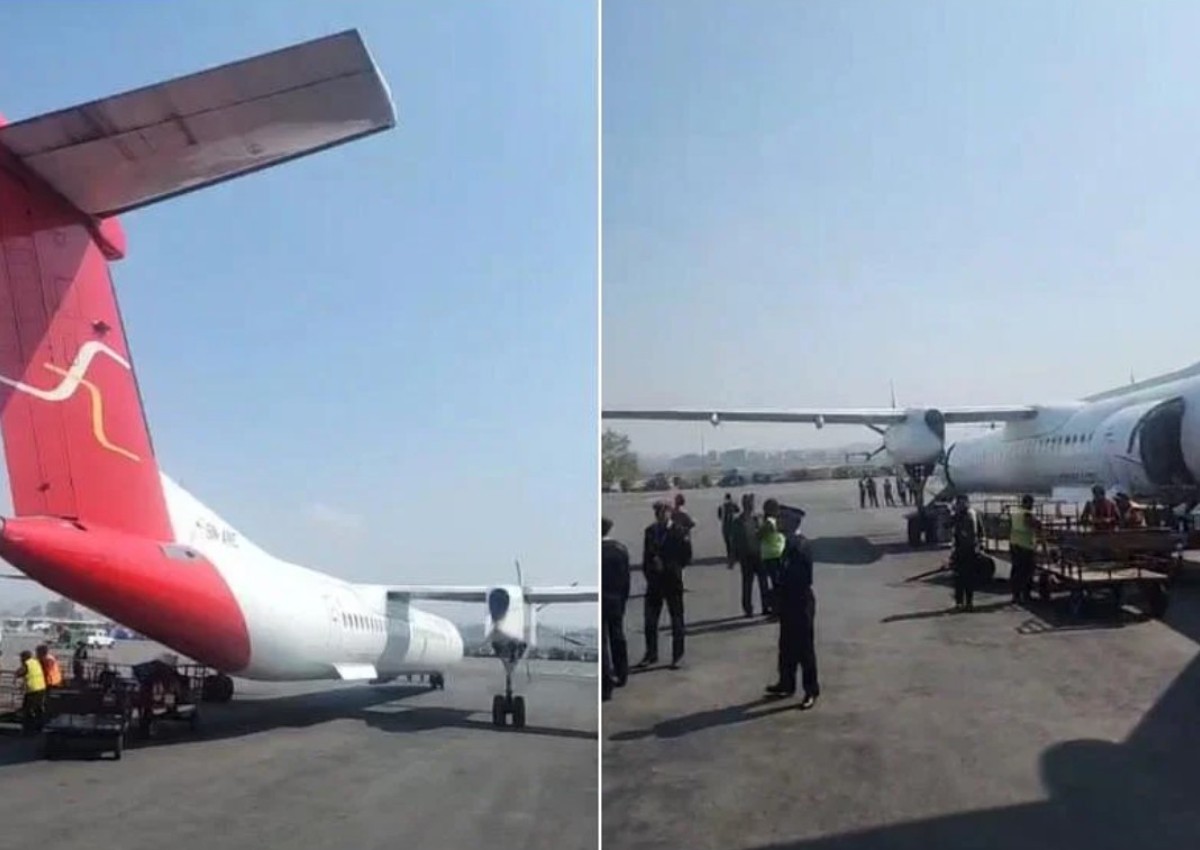 Nepal plane makes emergency landing after 'indication of fire' in engine