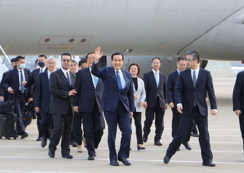 'We are all Chinese', former Taiwan president says while visiting China