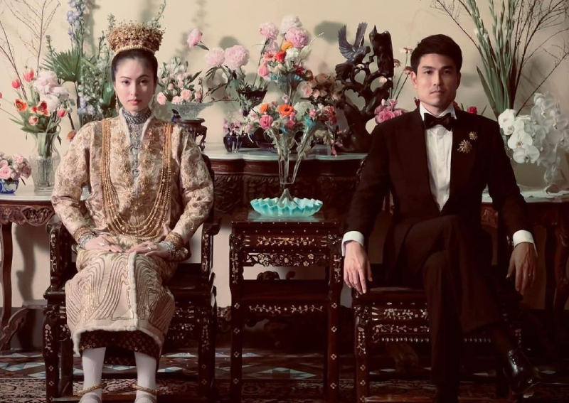 $770k custom Peranakan outfits: Wedding photos of Thailand's 'most beautiful transgender woman' Poyd Treechada give The Little Nyonya vibes