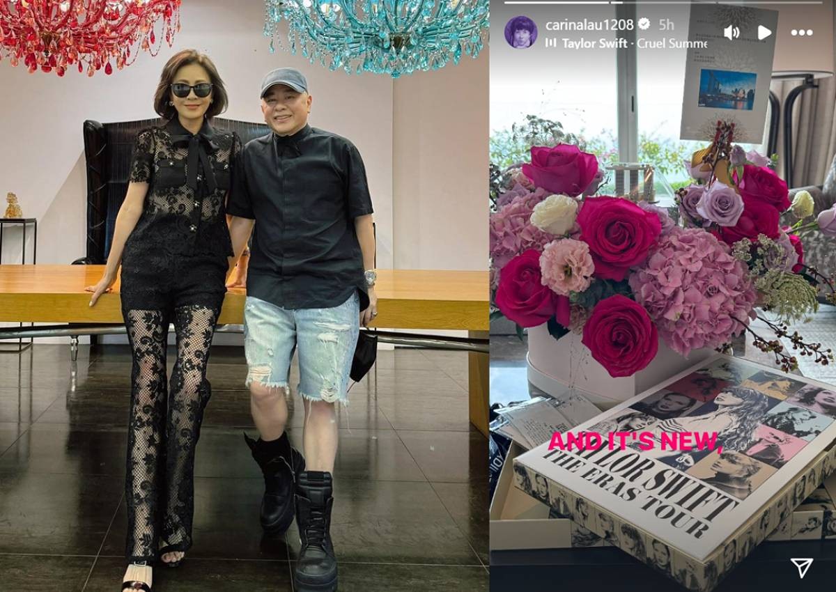 Carina Lau in Singapore for Taylor Swift's concert, meets David Gan