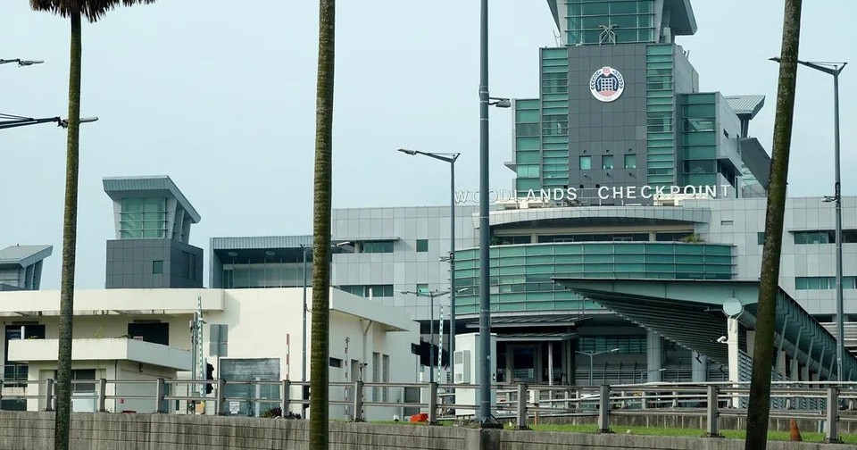 Heavy traffic into Singapore at Woodlands Checkpoint after ICA steps up security checks