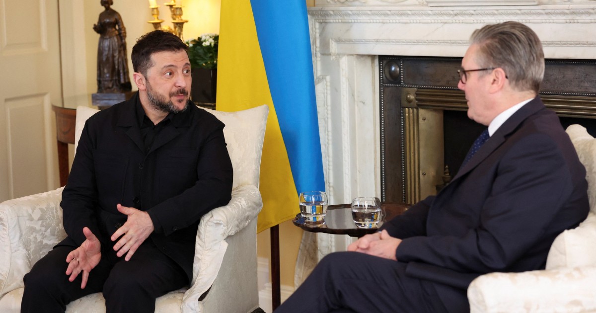 UK and Ukraine look to sell drones as Starmer shows support for Zelenskiy