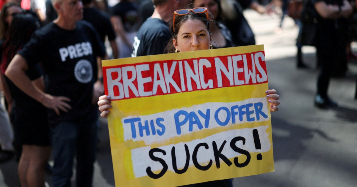 Australia public broadcaster staff strike over pay for first time in 20 years