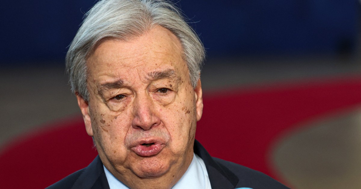 UN chief says he is cooperating with Trump's Board of Peace on Gaza, Politico reports