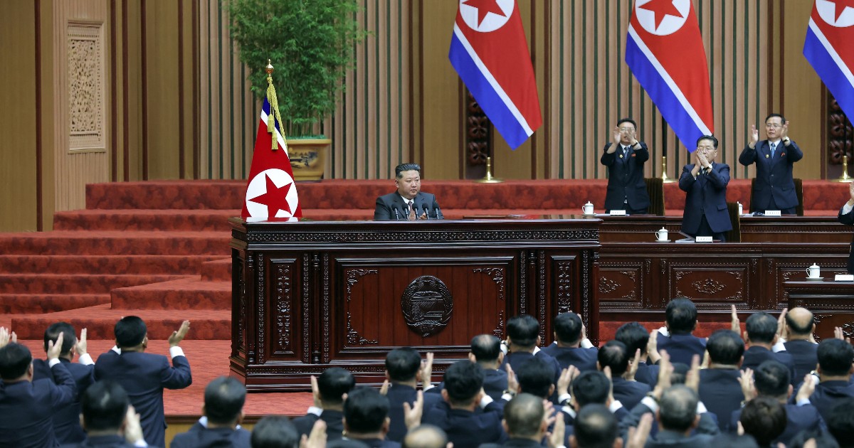 Kim Jong-un says North Korea's nuclear status is irreversible, threatens South