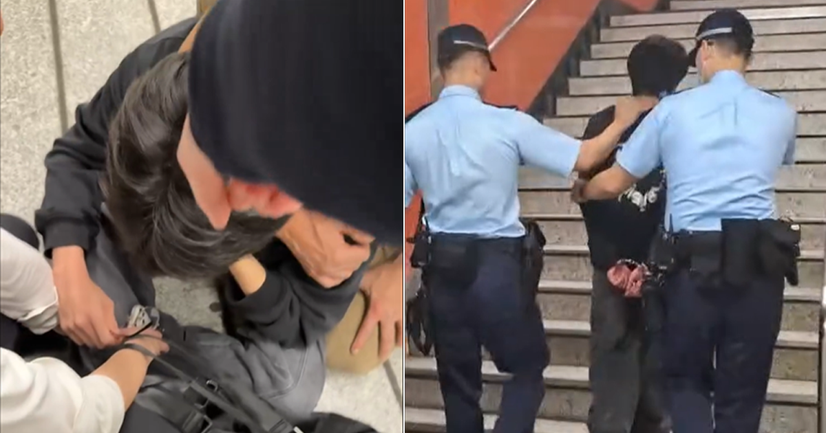 18-year-old arrested for allegedly taking upskirt video of schoolgirl at MTR station in Hong Kong