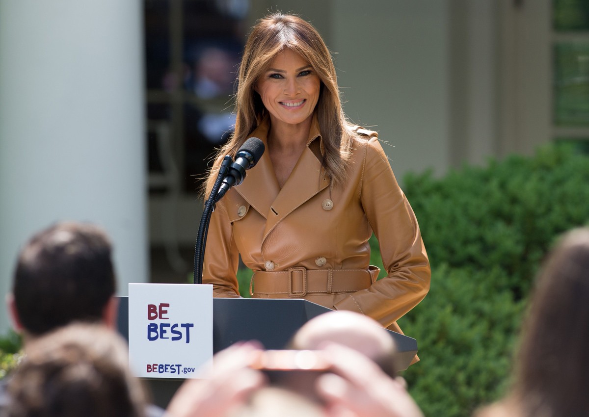 Melania Trump in the limelight - briefly