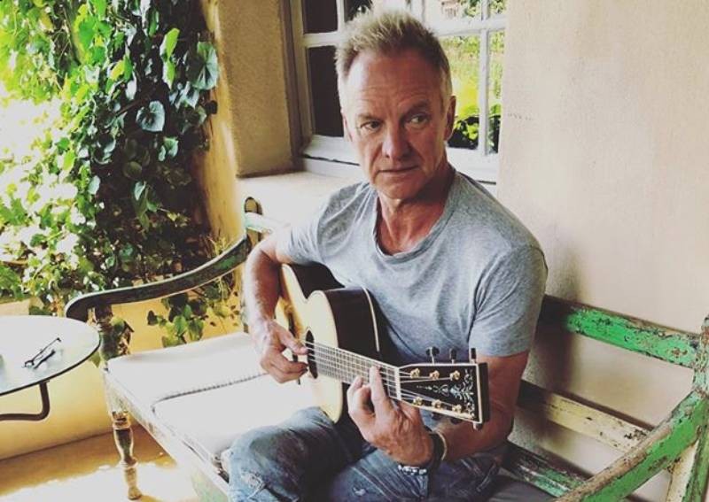 Sting is fulfilling a late police officer's dying wish
