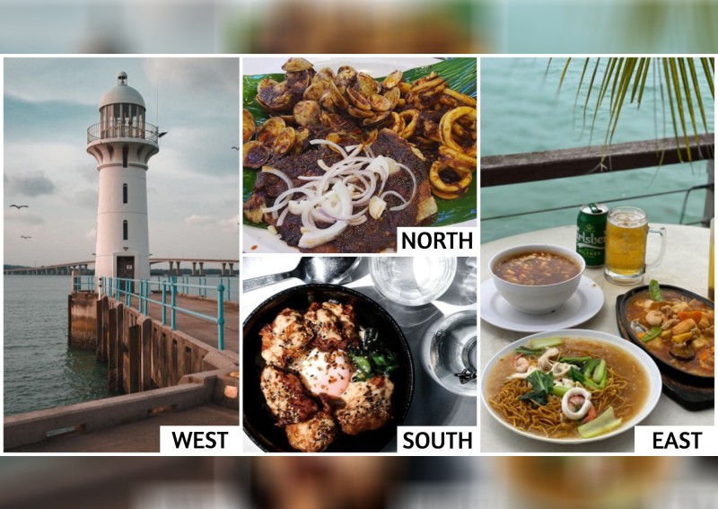 Cannot travel overseas, then travel across Singapore lor - for food!