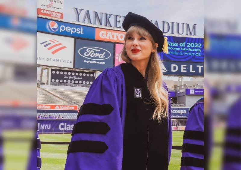 It's gonna be all right, Taylor Swift tells NYU graduates at commencement