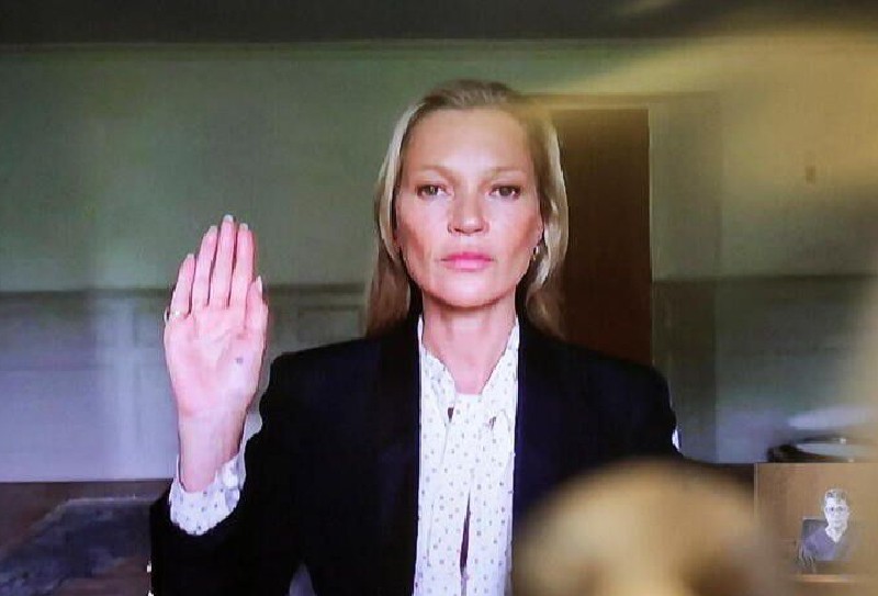 Kate Moss denies rumour ex Johnny Depp once pushed her down stairs