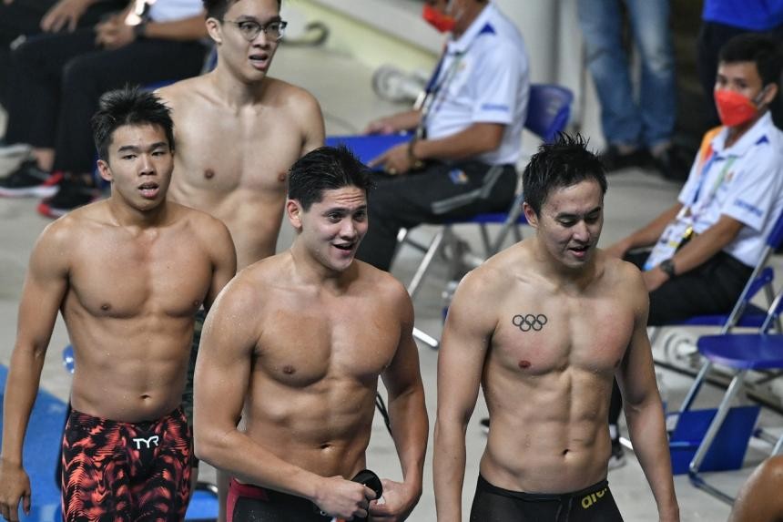 SEA Games: Singapore men's 4x100m freestyle relay team disqualified after winning race