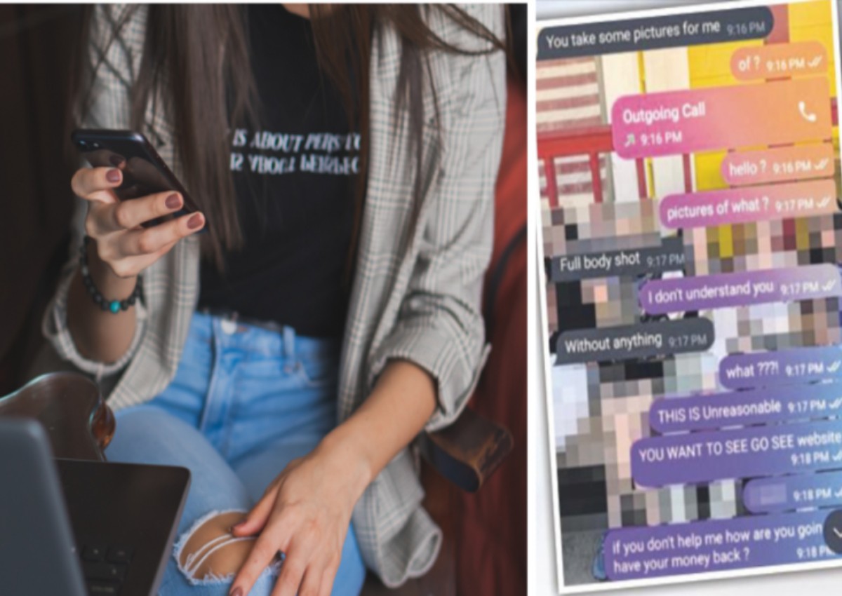 'She came crying to me': Mum says 14-year-old daughter told to send nude pics to repay 'debts'