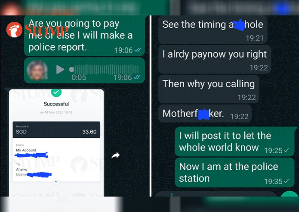 'She cursed me with all the idiotic words': Woman makes private-hire driver wait half hour for payment