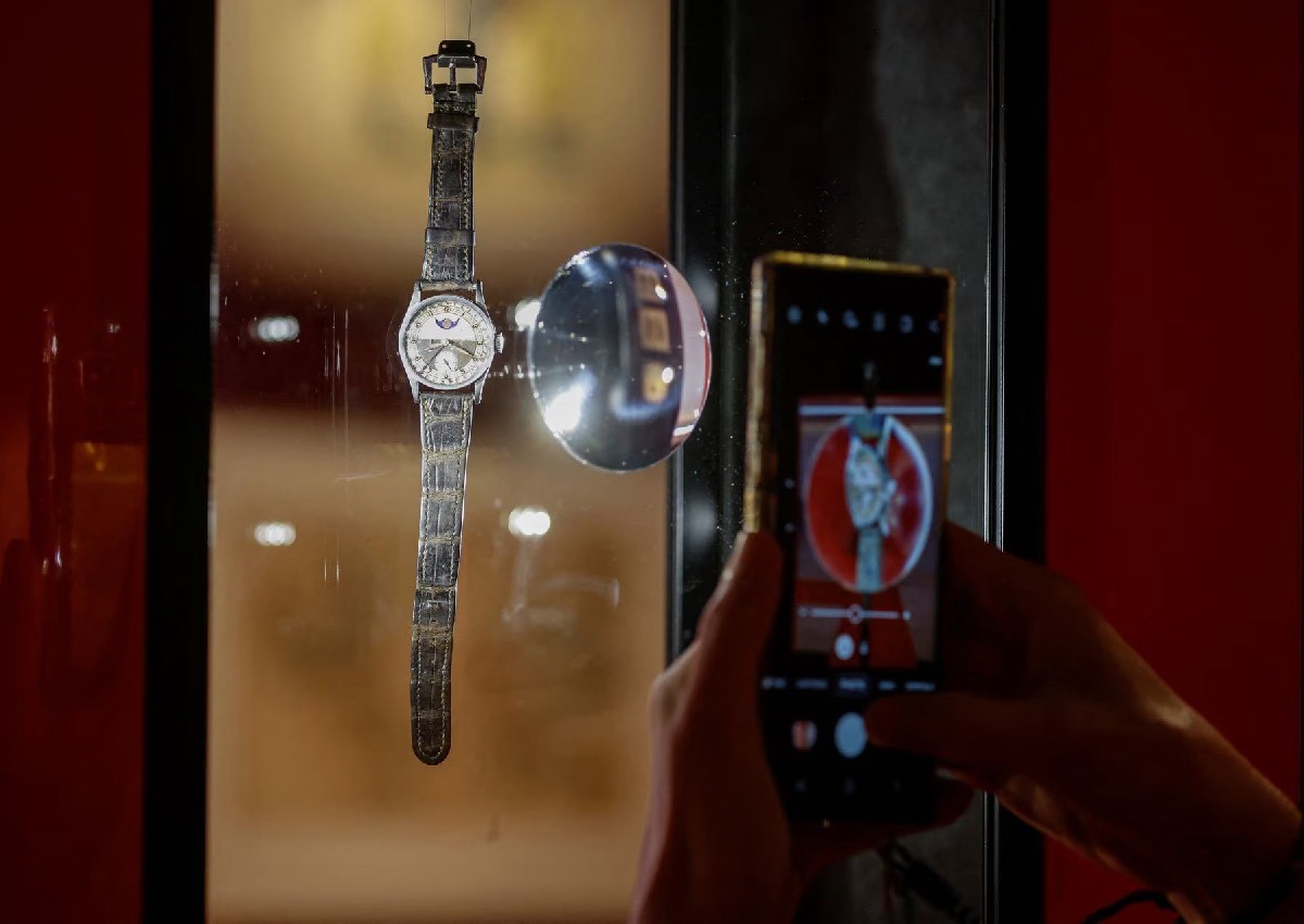 Last emperor of China's watch sells for record $8.4m in Hong Kong auction