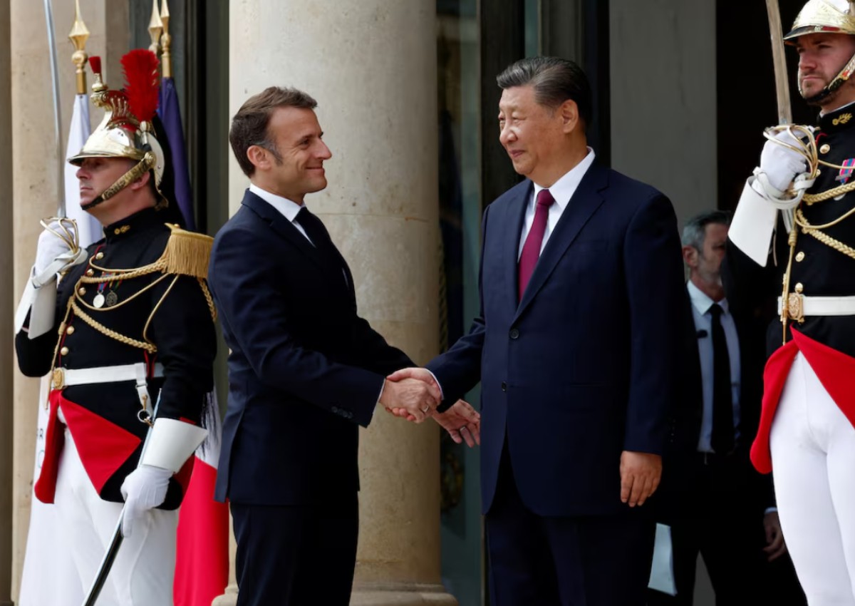 Macron, von der Leyen press China's Xi on trade in Paris talks