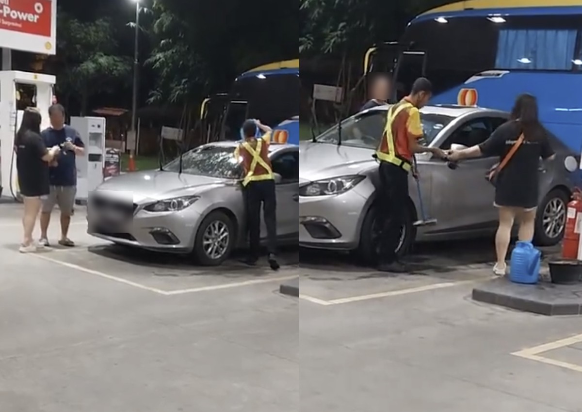 JB petrol kiosk worker accused of accepting 'tips' from Singapore motorist to pump Ron95 petrol