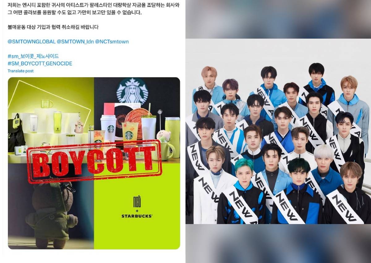 NCT fans protest after K-pop boy band collaborates with Starbucks