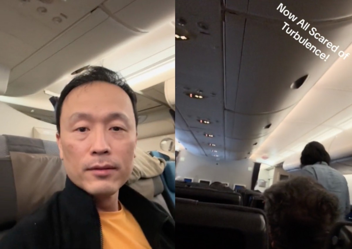 'Nobody eff around now': Man on flight from London to Singapore experiences turbulence, notes how compliant passengers are