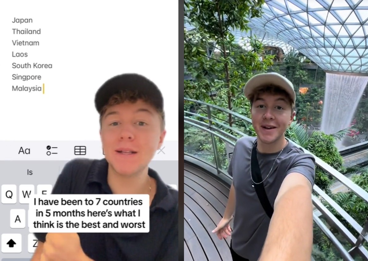 'Very little culture': Thai-based American ranks Singapore the 'worst' out of 7 Asian countries he's visited