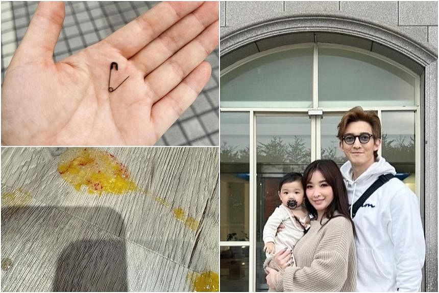 'Failed her as parents': Taiwanese stars Sharon Hsu and Edison Wang's baby rushed to hospital after swallowing safety pin