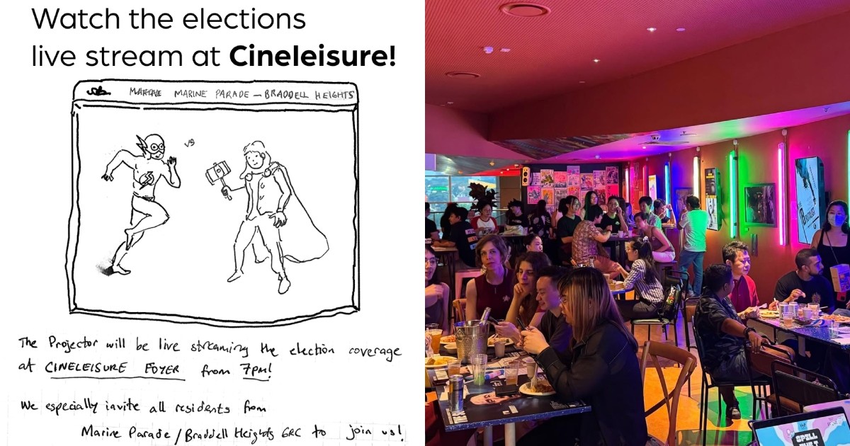 The Projector to live-stream election coverage at Cineleisure Foyer on May 3