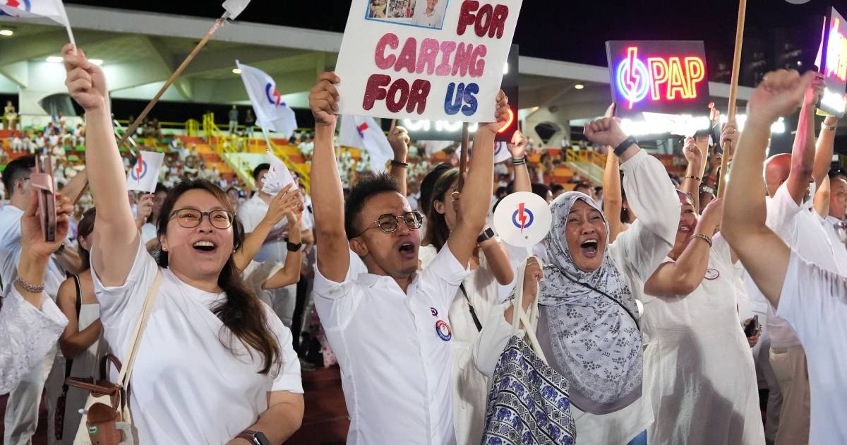 PAP's vote share up to 65.57%, WP to get 2 NCMP seats