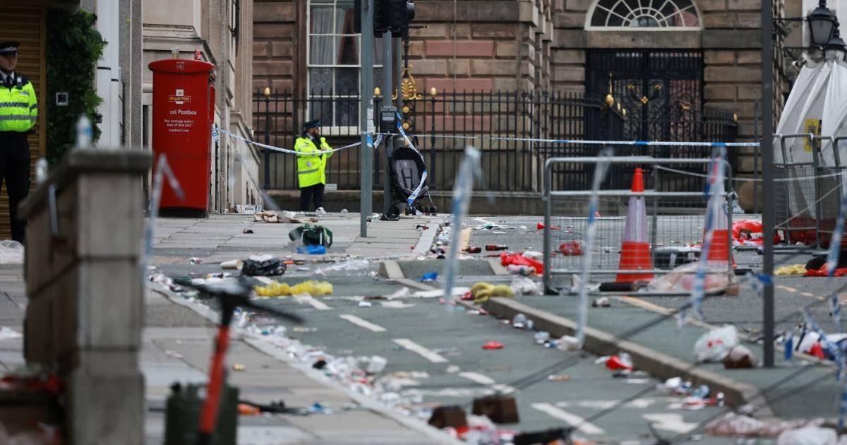 Man arrested on suspicion of attempted murder after Liverpool parade crash