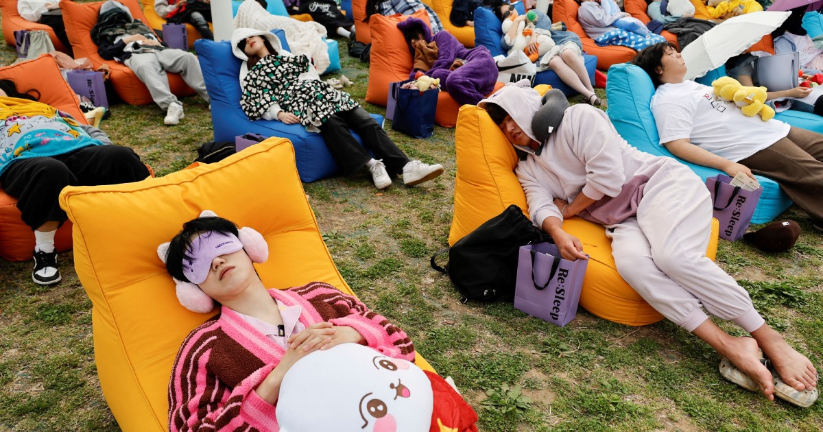 Sweet dreams: Seoul holds 'Power Nap Contest' in sleep-deprived South Korea